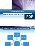 Klasifikasi Fluida Reservoir