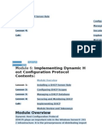 Installing A DHCP Server Role