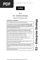 Download CIMA 2010 Syllabus Strategy Level Specimen Exam Paper by e_ophelia SN27905957 doc pdf