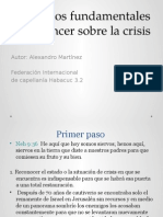 Principios Fundamentales para Vencer Sobre La Crisis