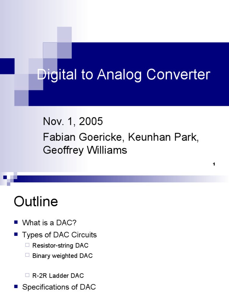 Dac F05 PDF Digital To Analog Converter Linearity