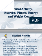 Energy, Exercise &amp Weight Control