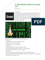 Kumpulan Perintah Umum Linux (Bagian 1)