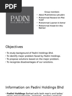 Padini Holdings Presentation