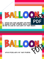 balloon pop