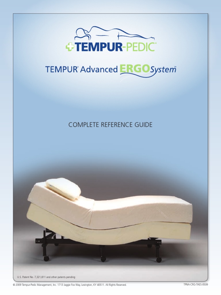 Tempurpedic Ergo Manual PDF Ac Power Plugs And Sockets Remote