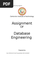 Assignment of DBMS