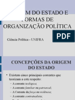 Aula Origem Do Estado e Evolucao Das Formas de Organizacao Politica[1]