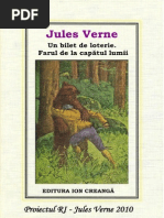 Jules Verne Un Bilet de Loterie Farul de La Capătul Lumii 1975 PDF