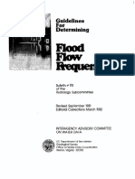 Flood Flow Frequency