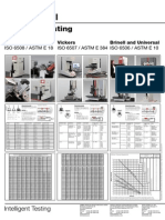 Wall Chart for Hardness Testing