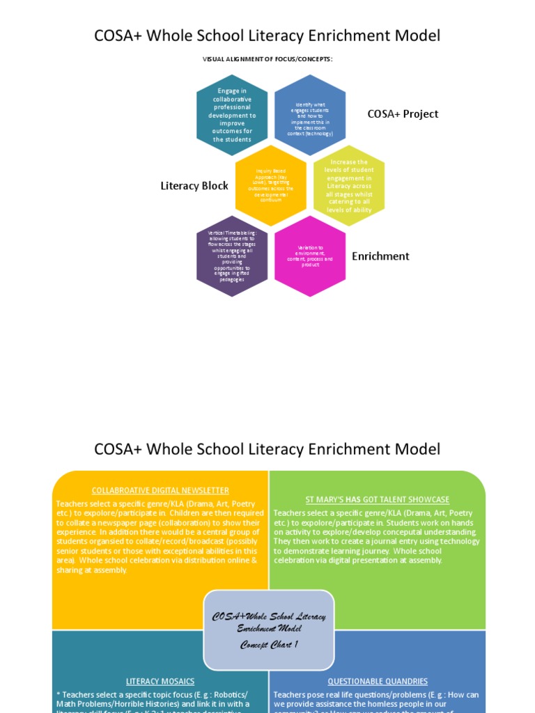 Whole School Literacy Enrichment Model | PDF | Literacy | Cognition
