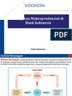 Kebijakan Makro Prudensial Di Bank Indonesia