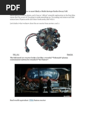 The Stark Arc Reactor