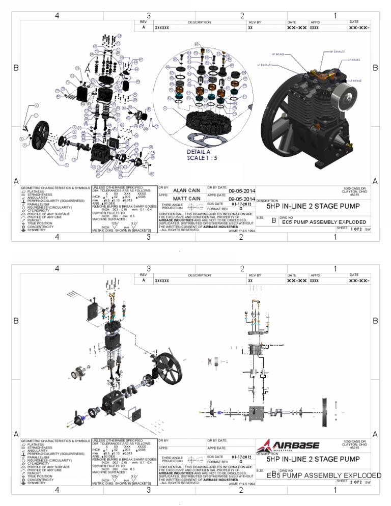 Eaton's 5HP IN-LINE 2 STAGE PUMP - Product Manual | Mechanical