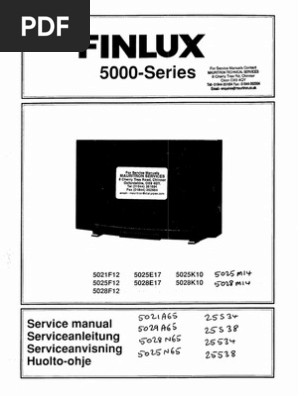 Finlux 5000 Serie Tv Sm