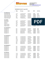 Gazco Prices List 2015 - Quality Stoves