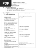 Detailed Lesson Plan in English v Caroline