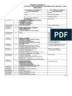 OU Degree I II III Year Supply Exam Time Table 2015