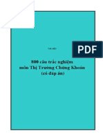 800 Cau Trac Nghiem Mon Thi Truong Chung Khoan