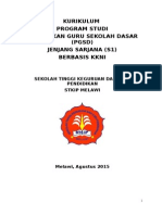 KURIKULUM PGSD KKNI Baru Revisi Baru