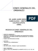 Modificaciones Generales Del Embarazo