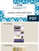 Odisha State Archives: Department of Culture