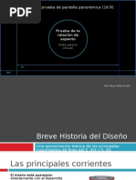 breve historia del diseño
