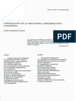 Comunicación - de la Gran Teoría a aproximaciones cualitativas