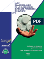 Guia de Farmacovigilancia Para La Elaboracion de Informes Periodicos