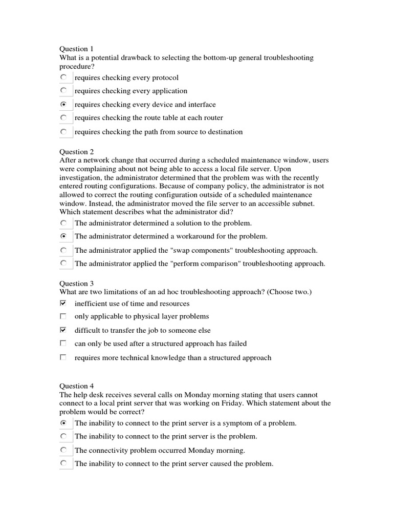 Network Troubleshooting Techniques Explained | PDF | Troubleshooting ...