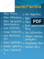 Provisionary Sched P205 2nd Sem CY07-08 PDF
