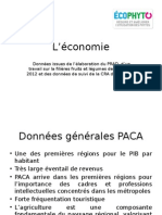 Données Sur l&#039 Économie de La Filière Fruits Et Légumes de La CRA en 2012