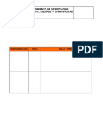 Procedimiento de Verificacion Topografica Equipos y Estructuras