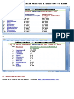 14 Ten 10 Most Abundant Minerals & Elements On Earthx