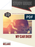 English Teacher Melanie Study Guide 19 My Car Died