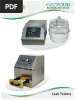 Catalogue of Leak Test Apparatus