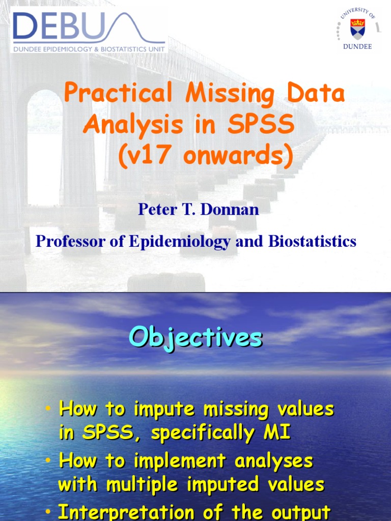 Missing Data Analysis in SPSS MI | PDF | Spss | Regression Analysis