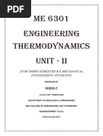 Me 6301 Engineering Thermodynamics Short Questions and Answers - Unit 2