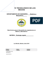 Prácticas Formato de Auditoria Fisiologia Vegetal Completo 2015