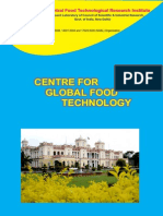 Centre For Global Food Technology: CSIR-Central Food Technological Research Institute