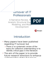 Turnover of IT Professional - Presentation
