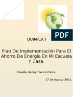 Quimica 1 Plan de Implementación Franco Ponce...