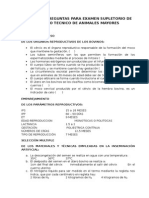 Banco de Preguntas para Examen Supletorio de Manejo Tecnico de Animales Mayores