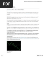 Fibonacci and The Golden Ratio