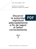 S4B7 Discernir La Autoridad Espiritual