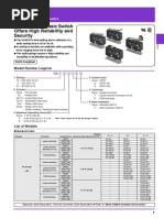 Subminiature Basic Switch Offers High Reliability and Security