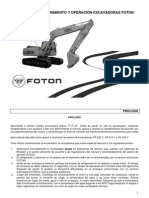 Excavadora manual operador