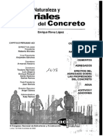 Naturaleza y Materiales Del Concreto - Enrique Rivva Lopez