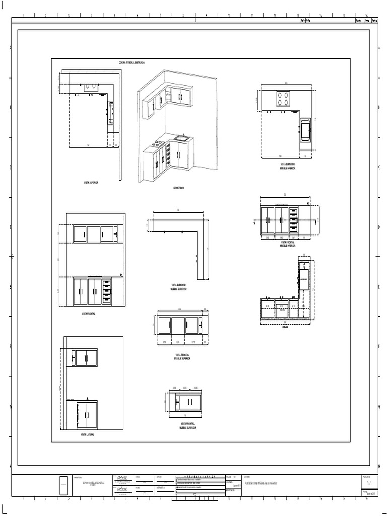Planos Cocina Integral